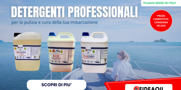 Cura Professionale della tua Imbarcazione: Scopri Teak Idro, MG 600 e Kim Shampoo i più venduti